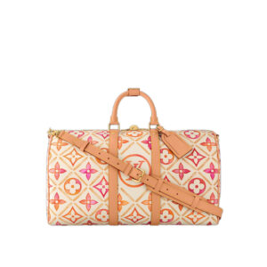 Keepall Bandoulière 45 Coral Monogram Tiles - Repbags.ru