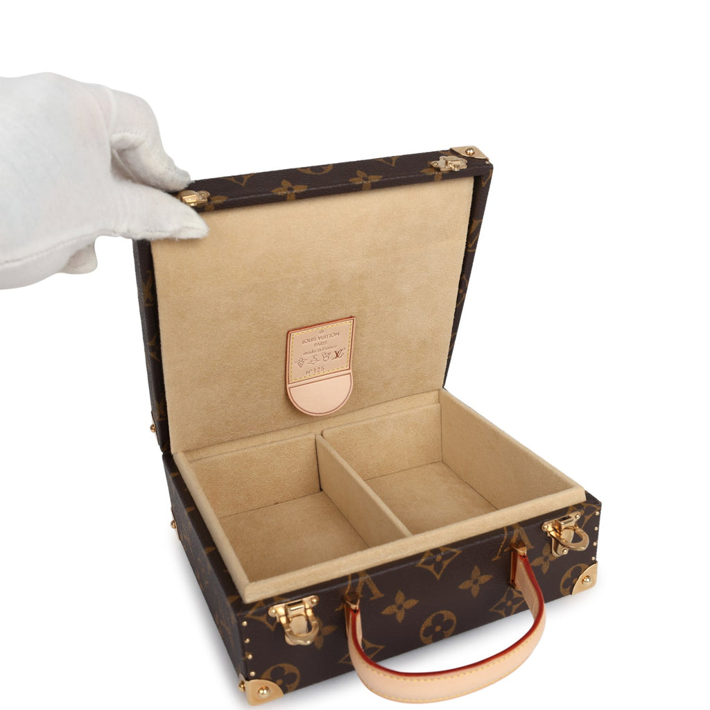 Vintage Louis Vuitton x Takashi Murakami Hands Jewelry Trunk Brown Multi Monogram Hands Brass Hardware - Image 8