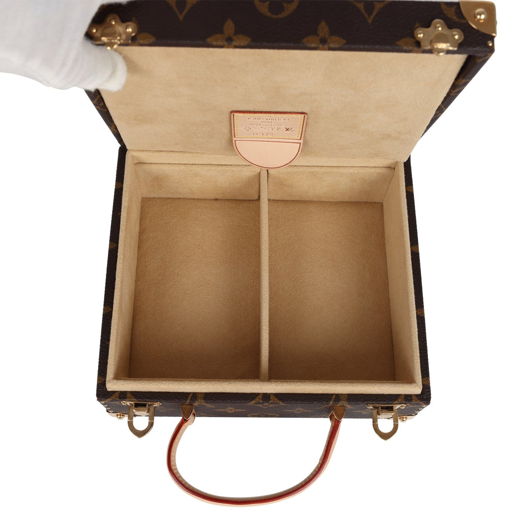 Vintage Louis Vuitton x Takashi Murakami Hands Jewelry Trunk Brown Multi Monogram Hands Brass Hardware - Image 11