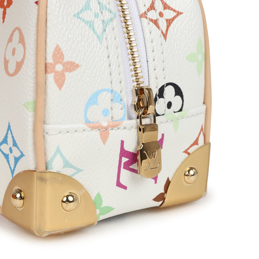 Louis Vuitton X Takashi Murakami East West White Multicolor Monogram Gold Hardware - Image 7