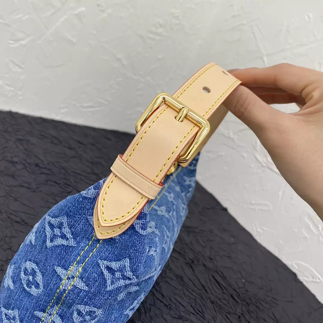 LV Remix Hills Pochette Monogram Denim - ReplicaBags.is - Image 7
