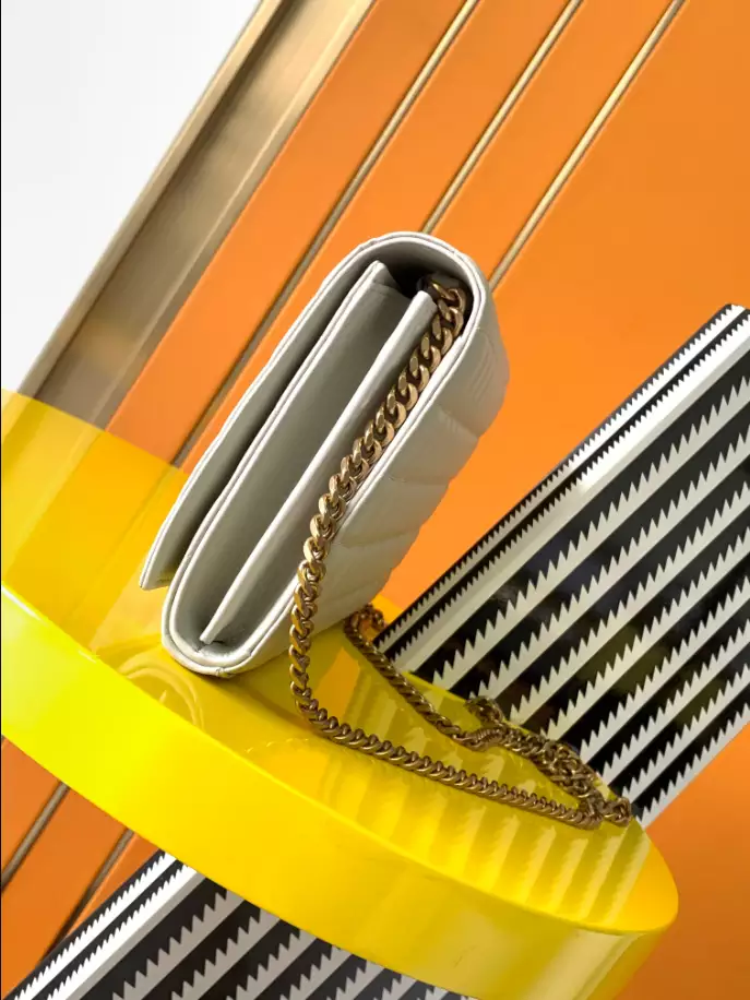 Lambskin Cassandre Chain Wallet - Image 5