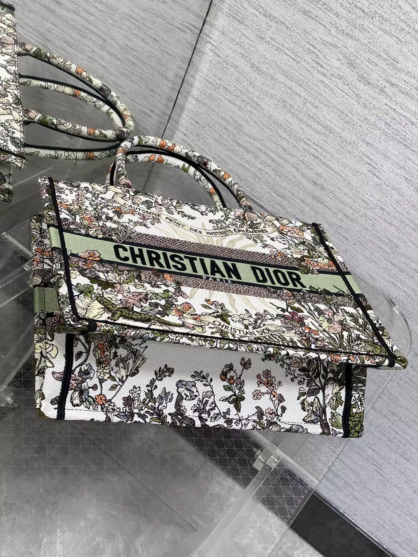 Dior Book Tote Ecru Multicolor Dior 4 Saisons - Repbags.ru - Image 6