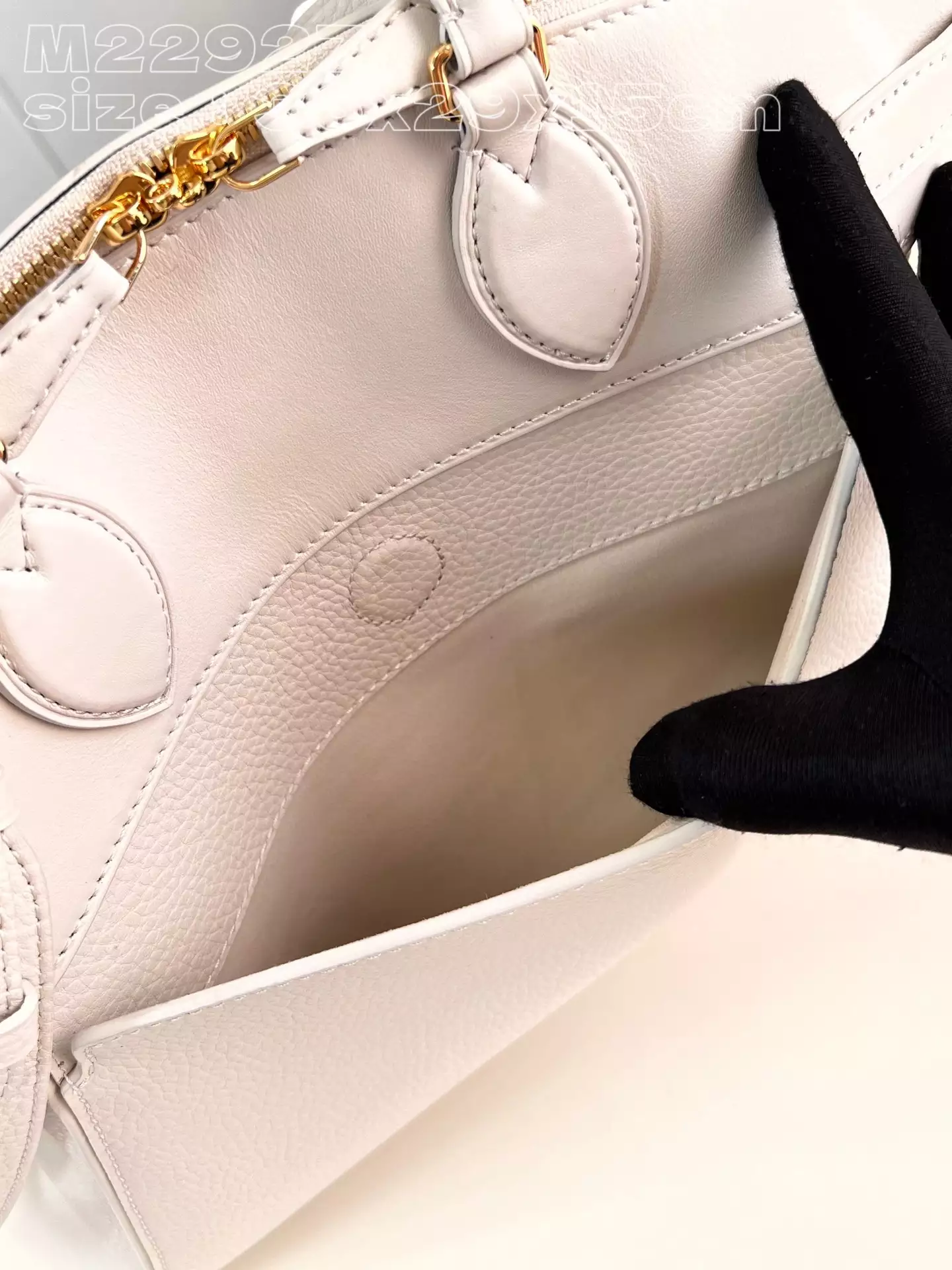 Lock It MM High End Cream Taurillon Leather - Repbags.ru - Image 10