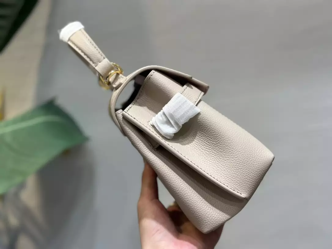 LockMe Ever Mini Greige Leather - Repbags.ru - Image 5