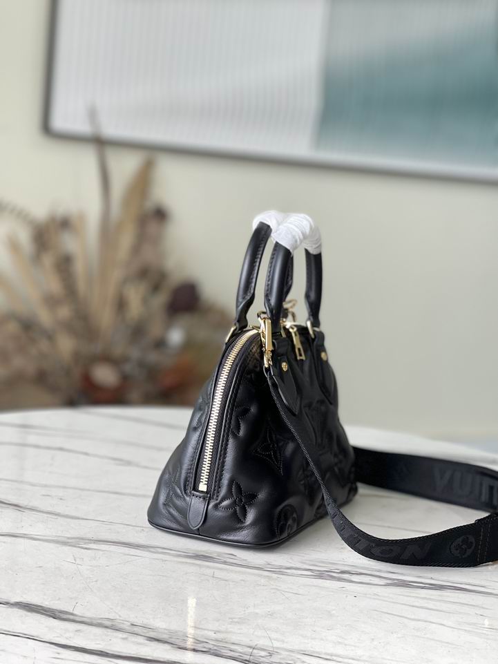 Louis Vuitton Alma BB Black Quilted embroidered smooth - Image 5
