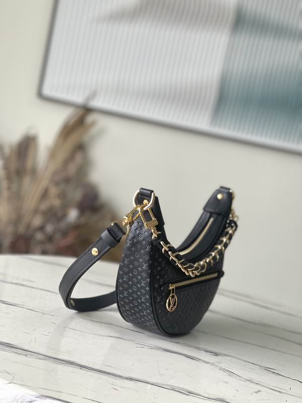 Louis Vuitton Loop Baguette Black Calfskin - Image 6