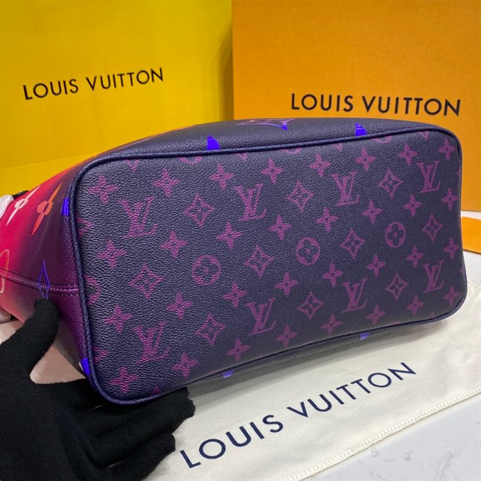 Louis Vuitton Neverfull MM Damier Azur Tote Bag - Image 7