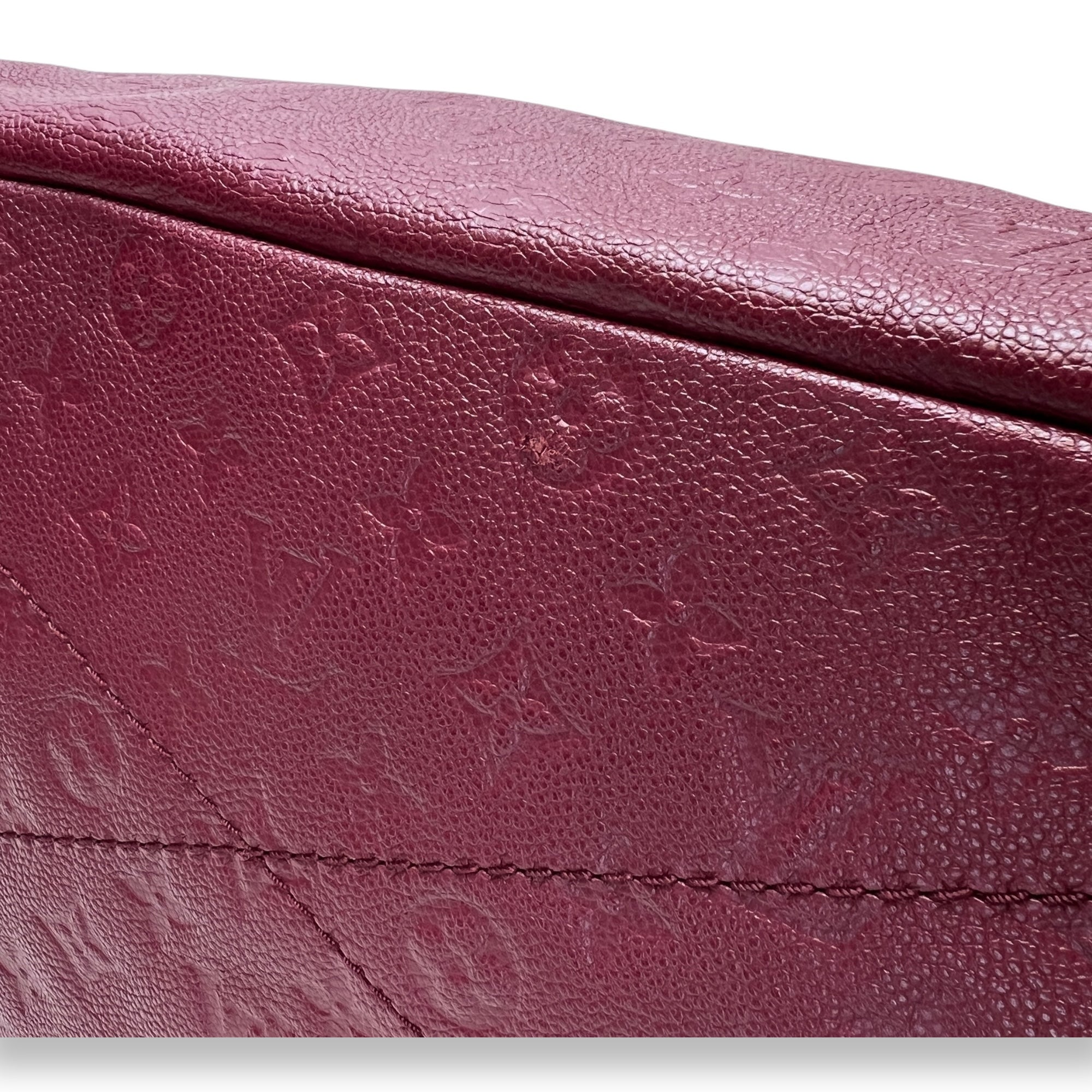 Artsy Top Handle Bag Red in Monogram Empreinte Leather, Gold hardware - Image 7