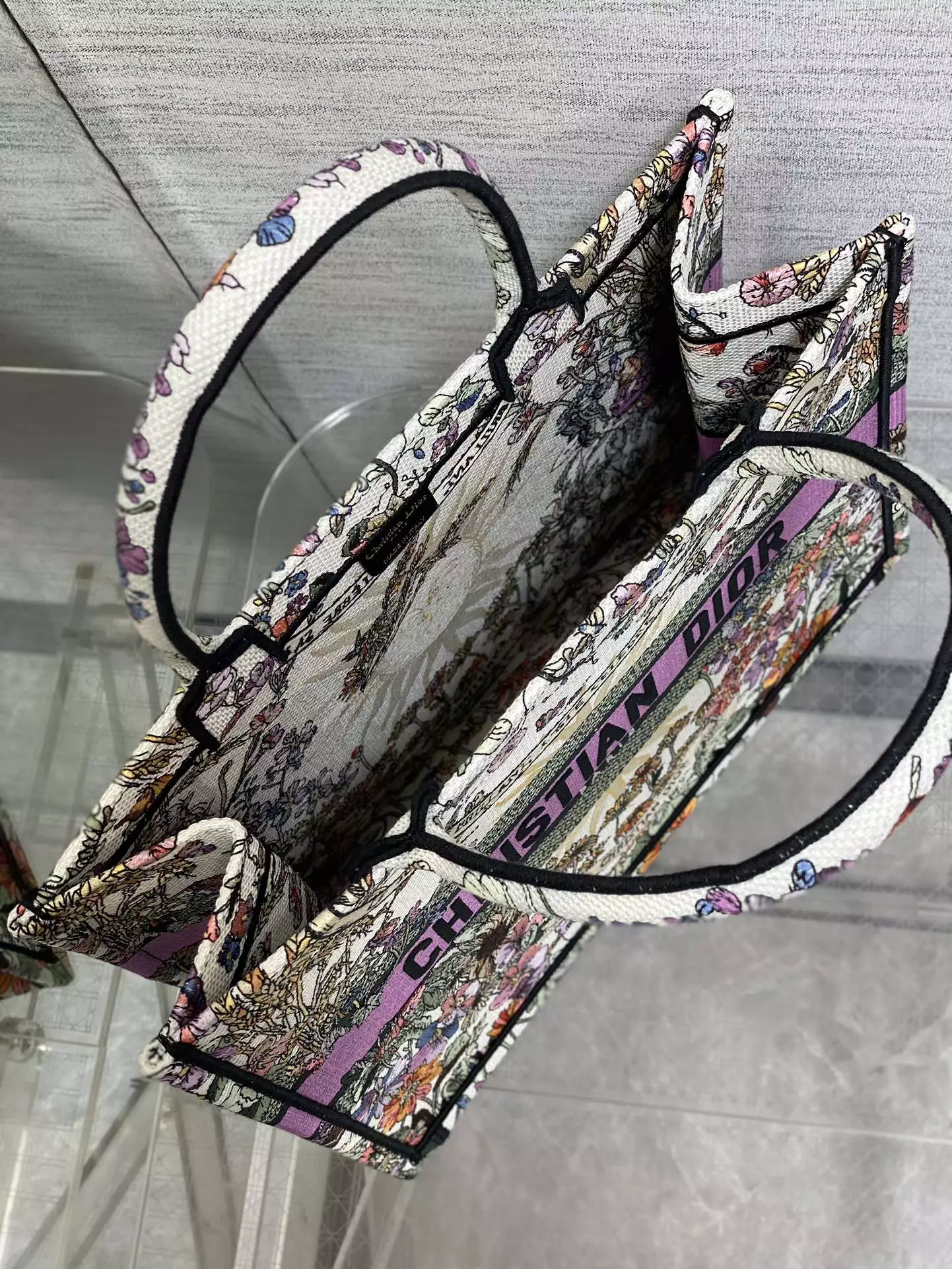 Dior Book Tote Ecru Multicolor Dior 4 Saisons - Repbags.ru - Image 10