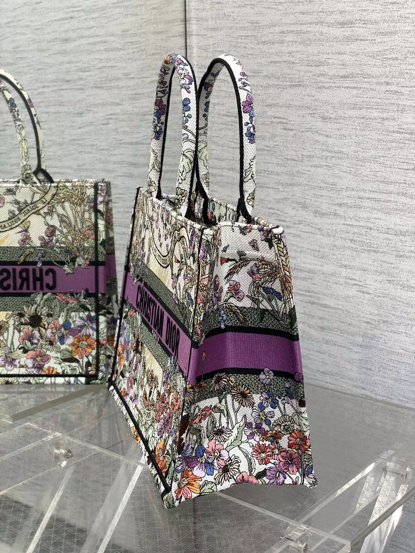 Dior Book Tote Ecru Multicolor Dior 4 Saisons - Repbags.ru - Image 6