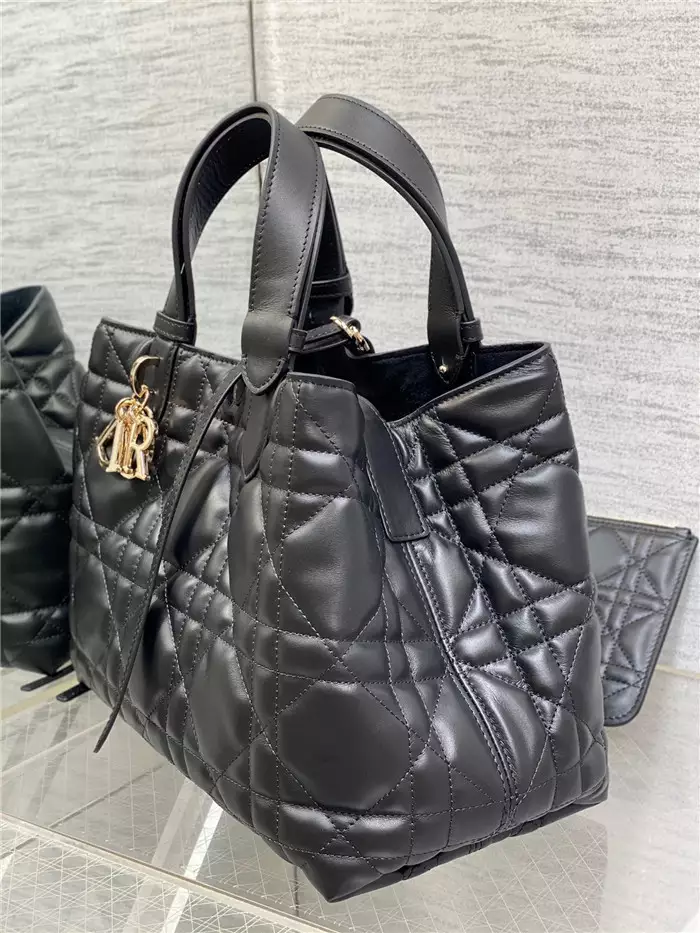 Medium Dior Toujours Bag Black Macrocannage - Repbags.ru - Image 6
