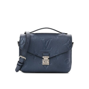 Metis Pochette Metallic Navy Nacre Monogram