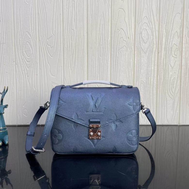 Metis Pochette Metallic Navy Nacre Monogram - Image 3