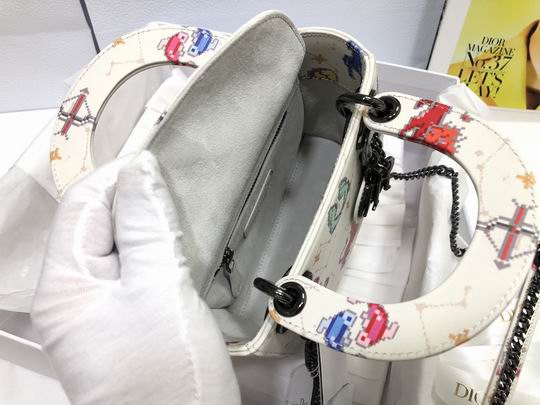 Micro Lady Dior bag Latte Multicolor Zodiac - DB024 - Image 10