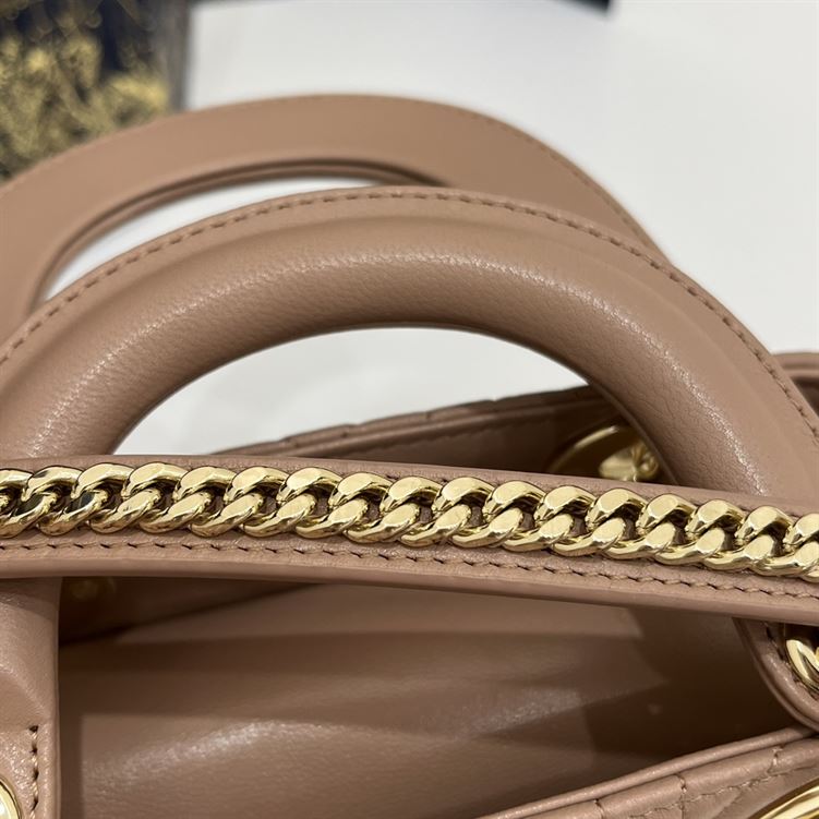 Mini Lady Dior Bag Heritage Pink - Image 10