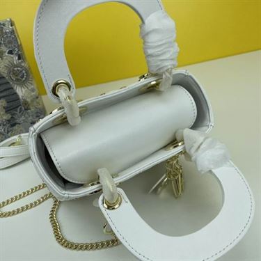 Mini Lady Dior Bag Latte Lucky Star Cannage Lambskin - DB035 - Image 9