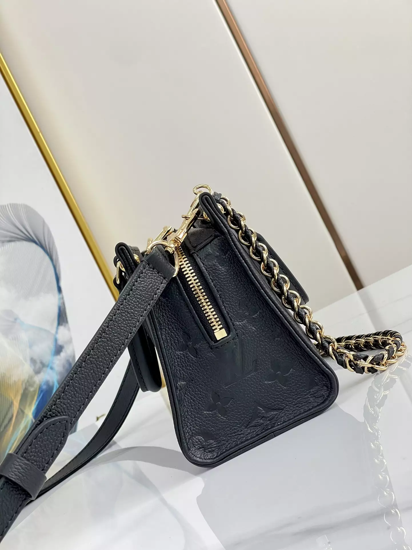 OnTheGo East West Monogram Empreinte Black Leather - Repbags.ru - Image 5