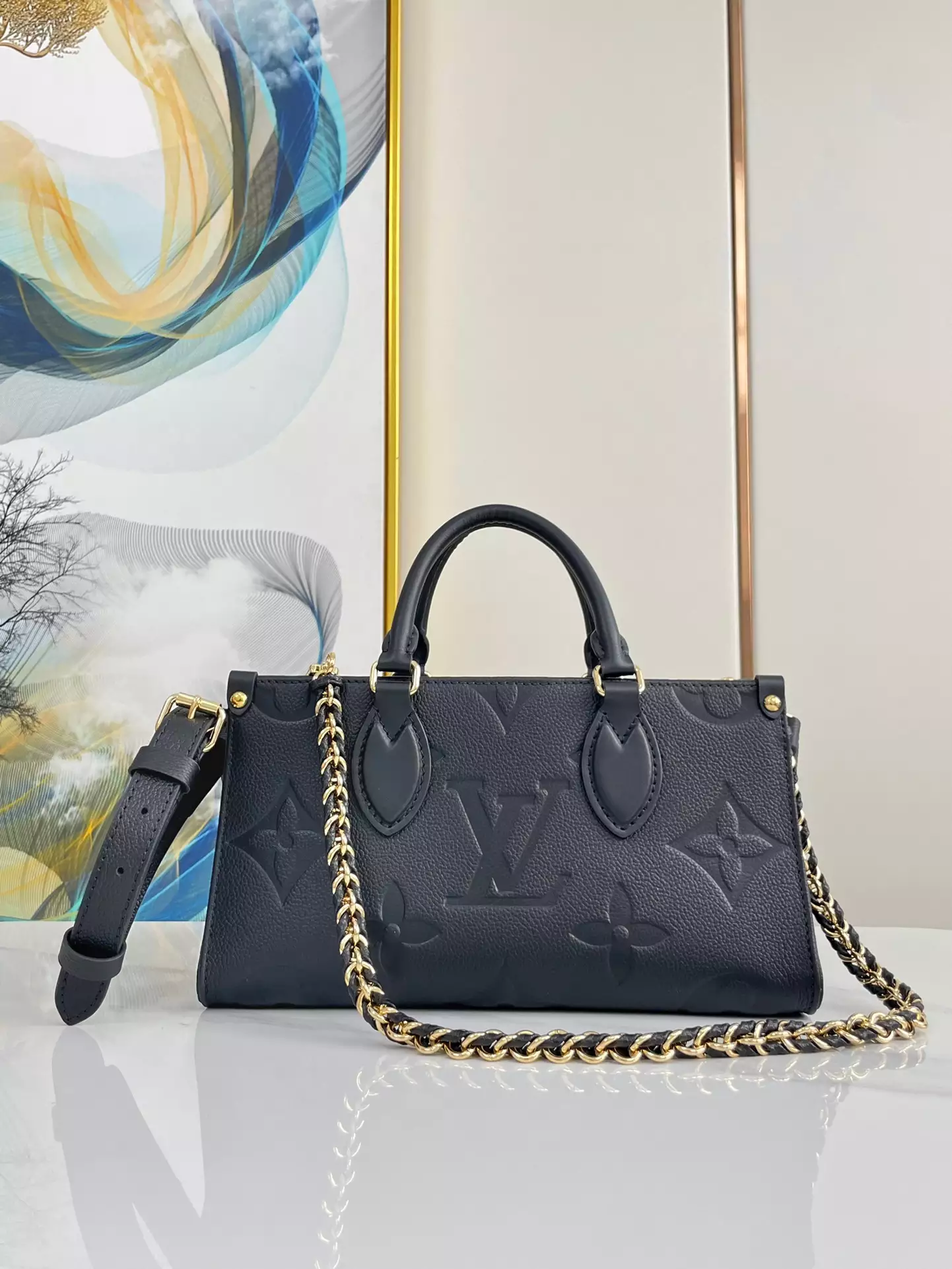 OnTheGo East West Monogram Empreinte Black Leather - Repbags.ru - Image 3
