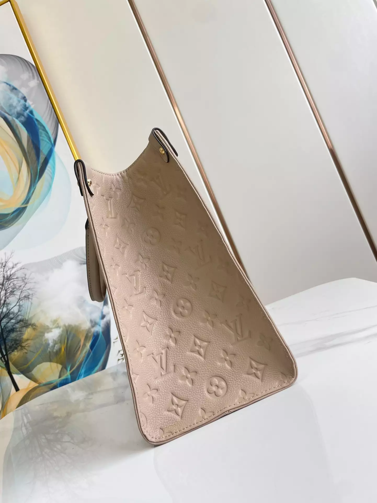 OnTheGo MM Monogram Empreinte Dune Leather - Repbags.ru - Image 8