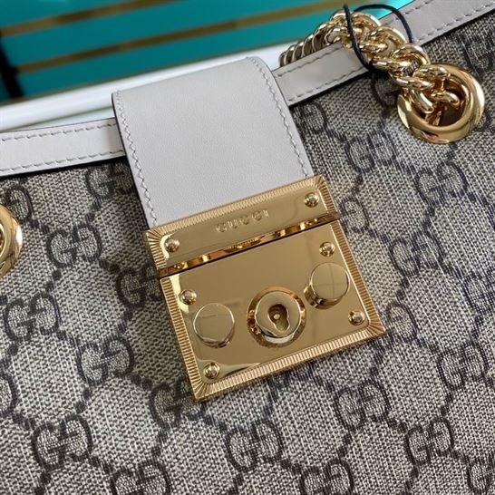 Padlock GG small shoulder bag Beige/ebony - Image 6