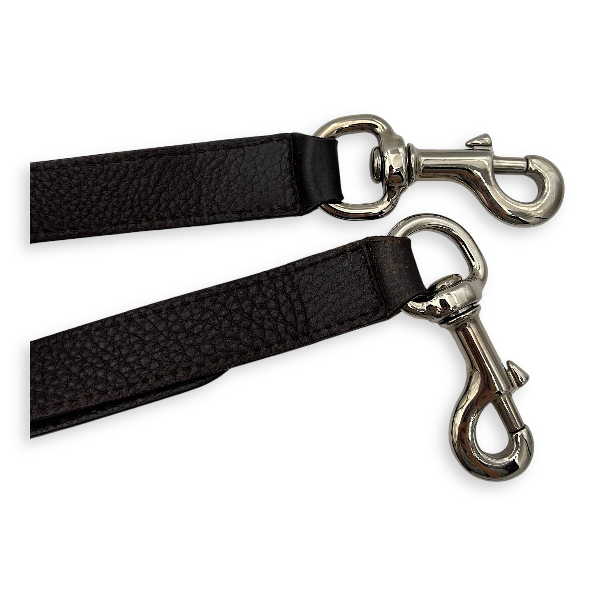 Classic Brown Messenger in Calfskin, Silver hardware - Image 18