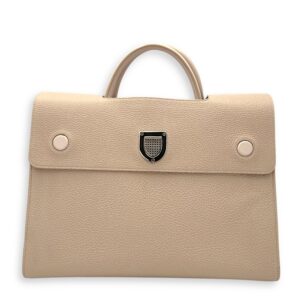 Diorever Top Handle Bag Pink in Calfskin, Silver hardware