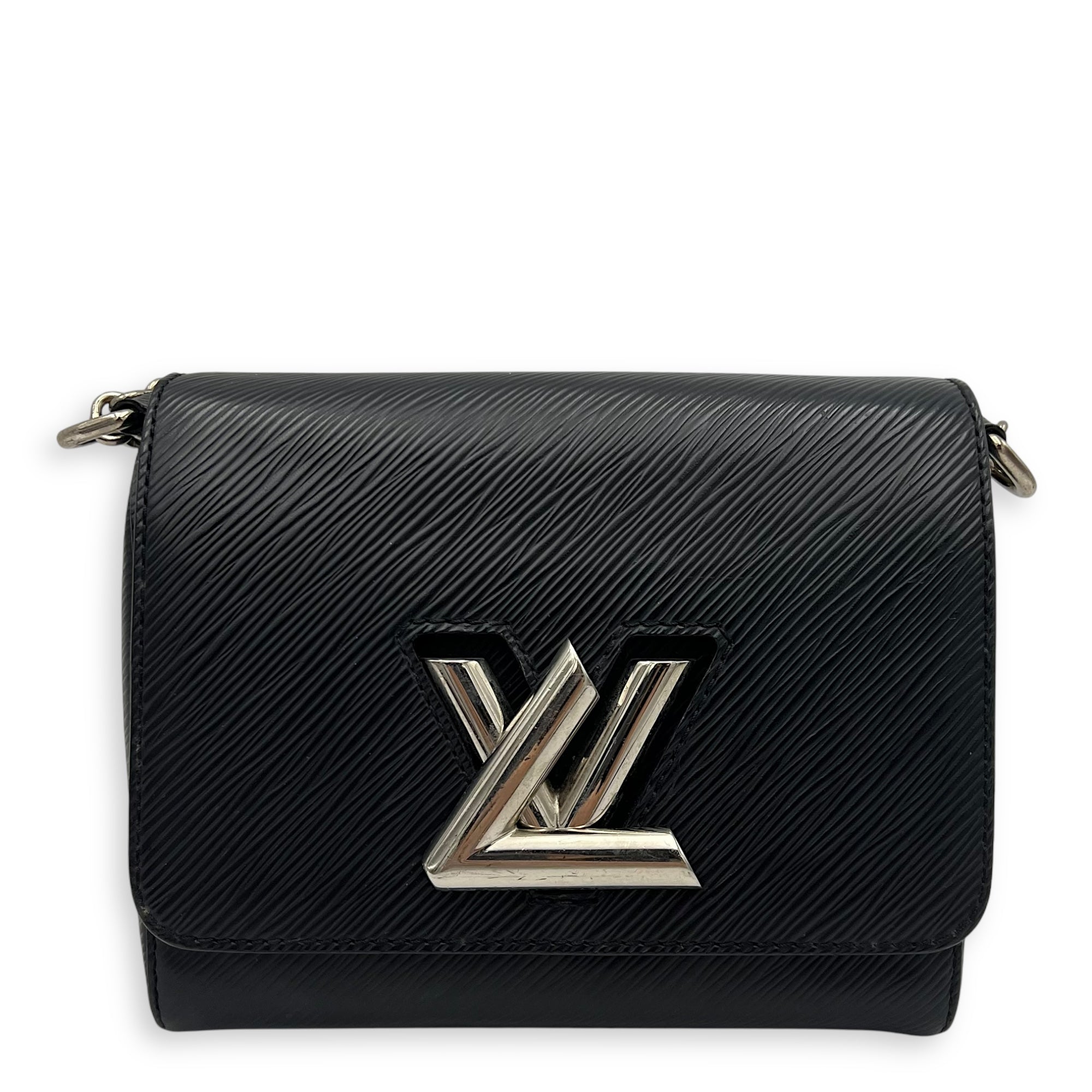 Twist PM Crossbody bag in Epi leather, Silver Hardware