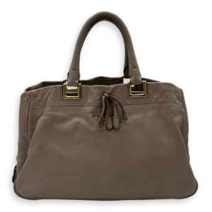 Logo Top Handle Bag Pink in Calfskin, Gold hardware