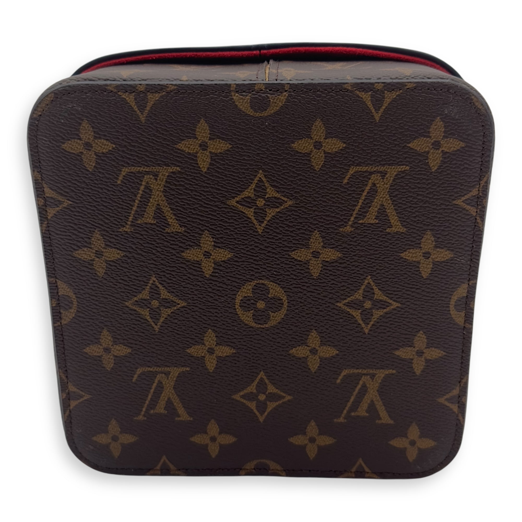 LV Brown Box in Monogram Coated Canvas - Image 3