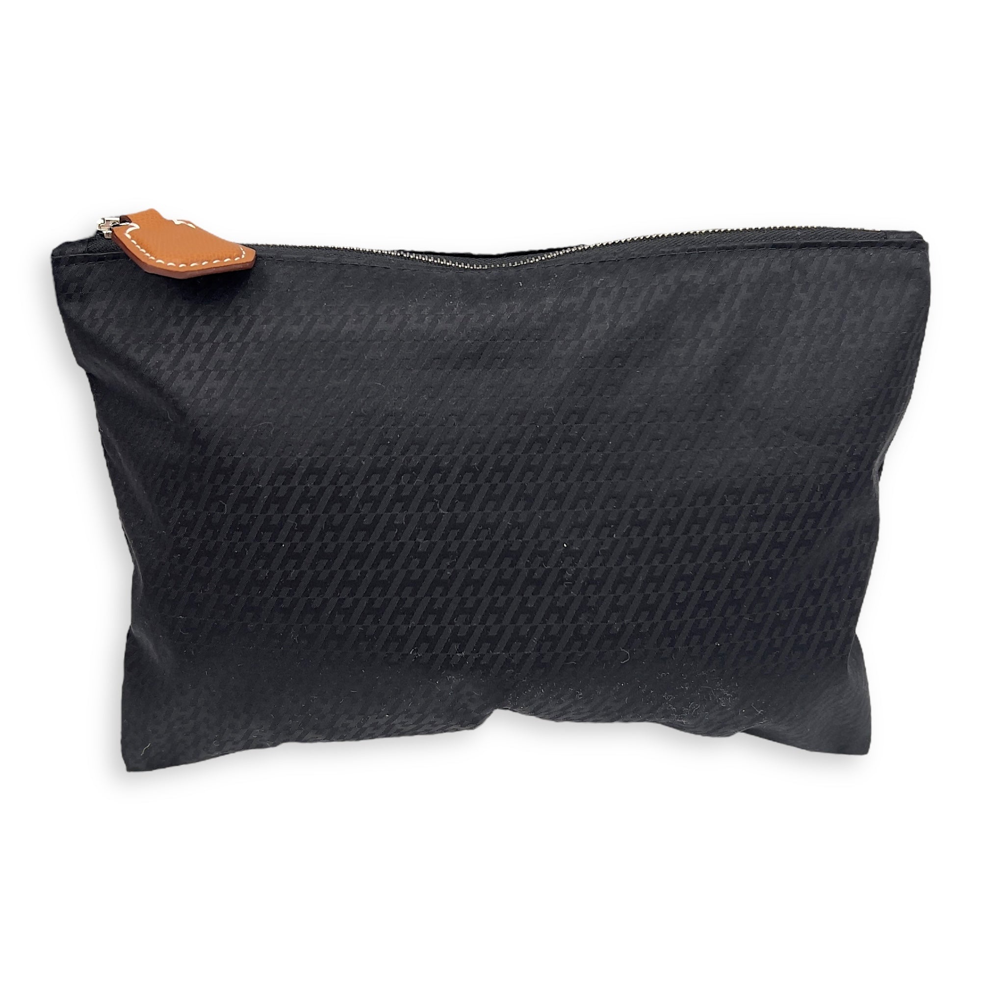 Silky Pocket Cosmetic Case Black in Nylon, Palladium hardware - Image 3