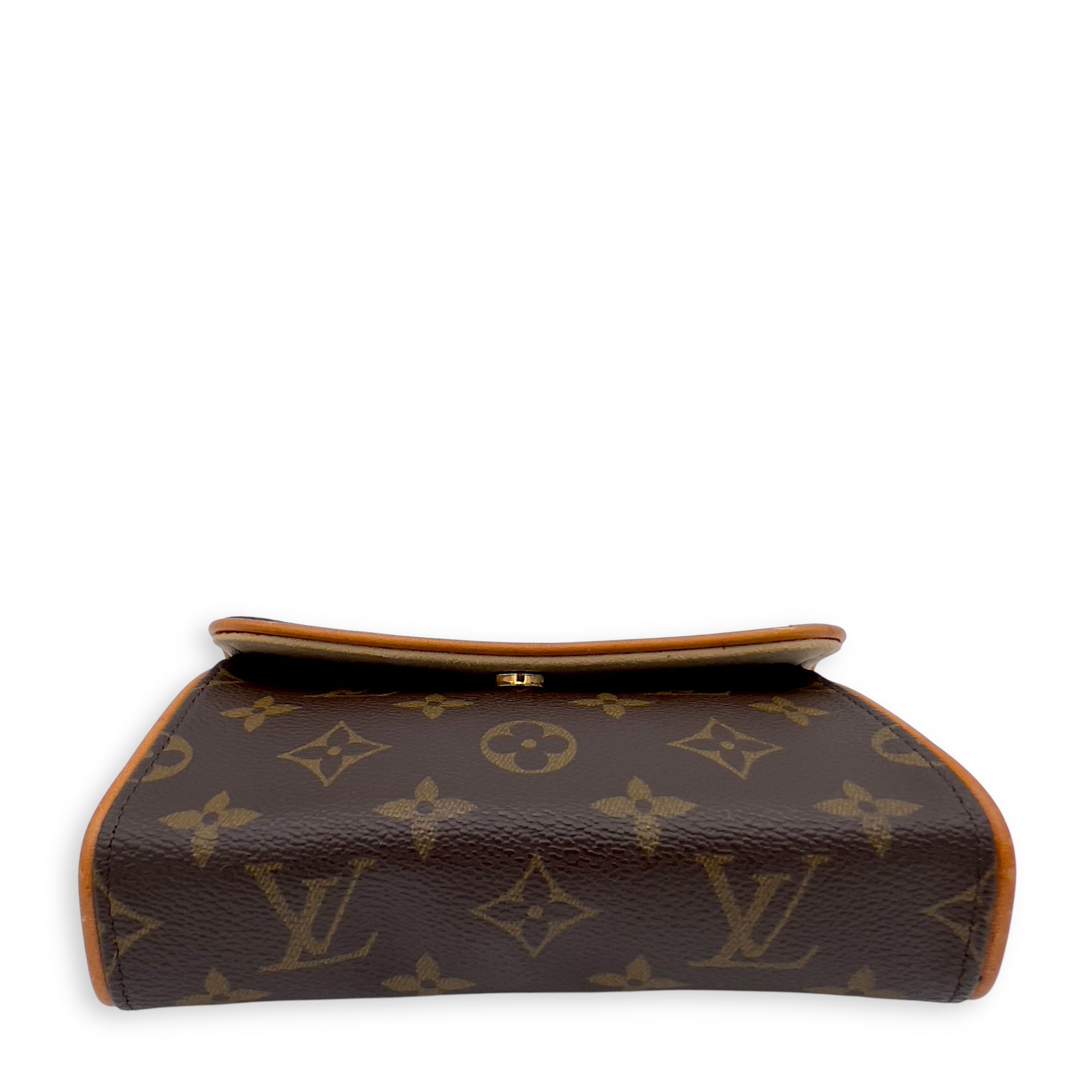 Florentine Belt Bag Brown in Monogram Coated Canvas, Gold hardware - Image 6