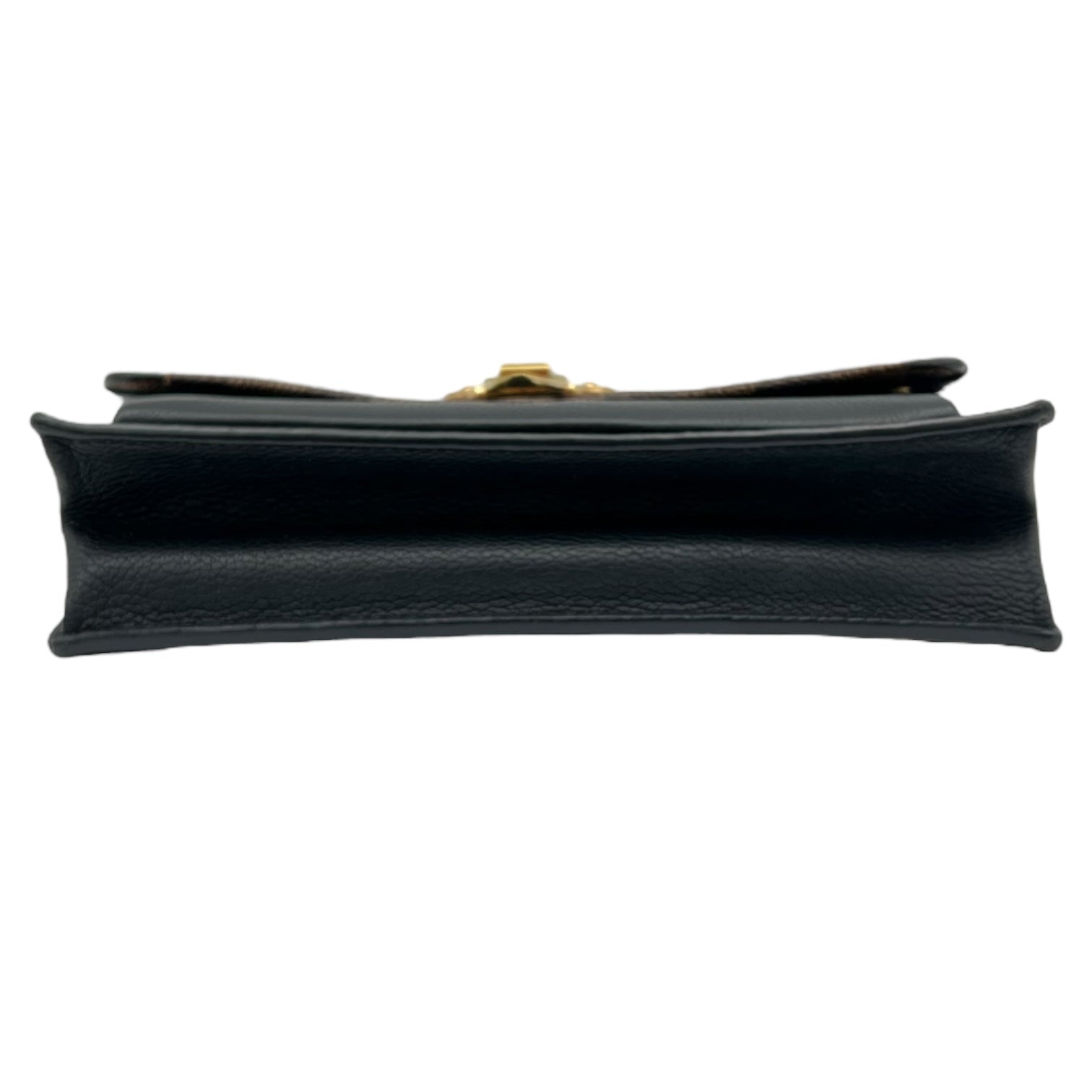 Vavin Wallet On Chain Damier Ebene in Coated Canvas, Gold hardware - Image 6