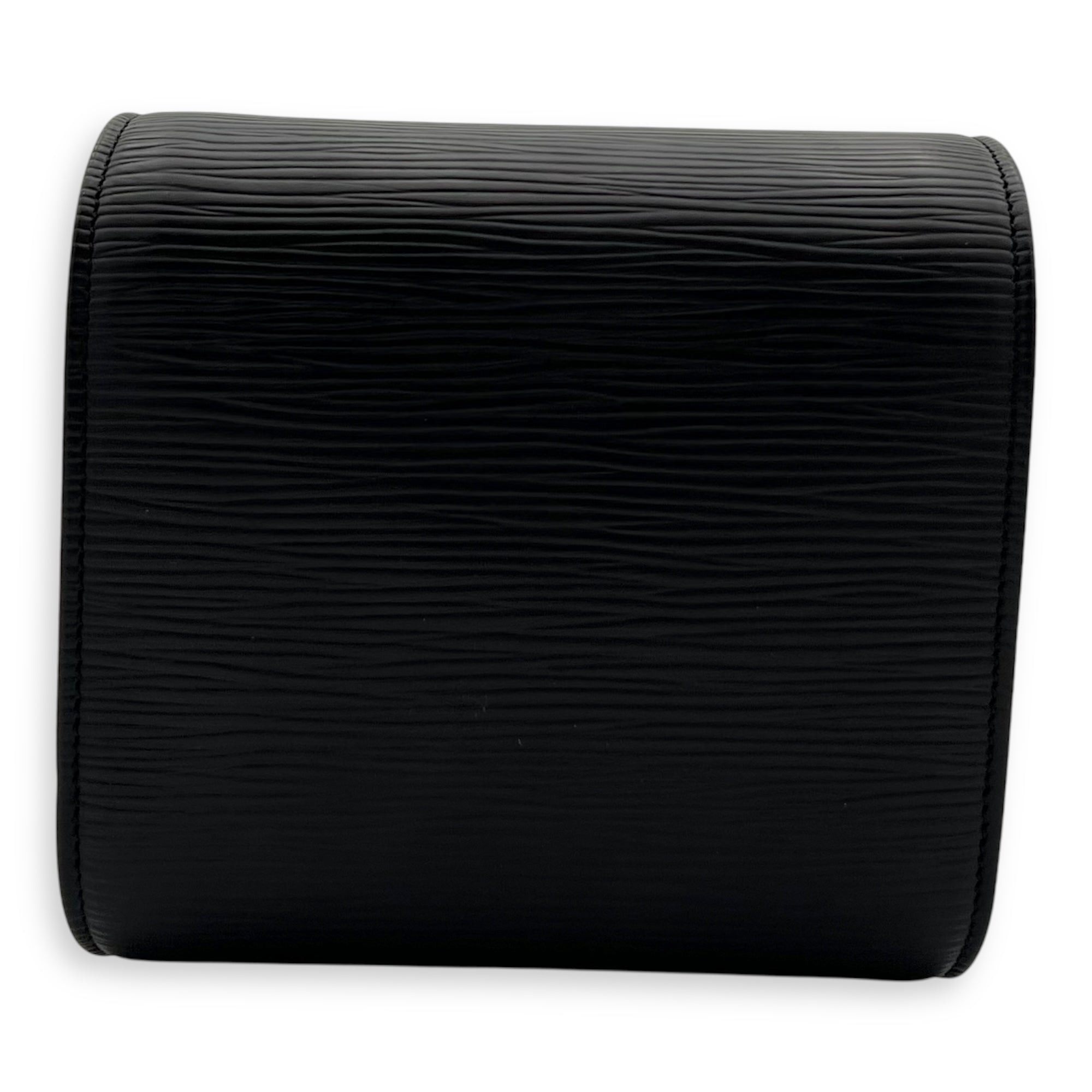 Minuit Crossbody Bag Black in Epi Leather, Enamel hardware - Image 6