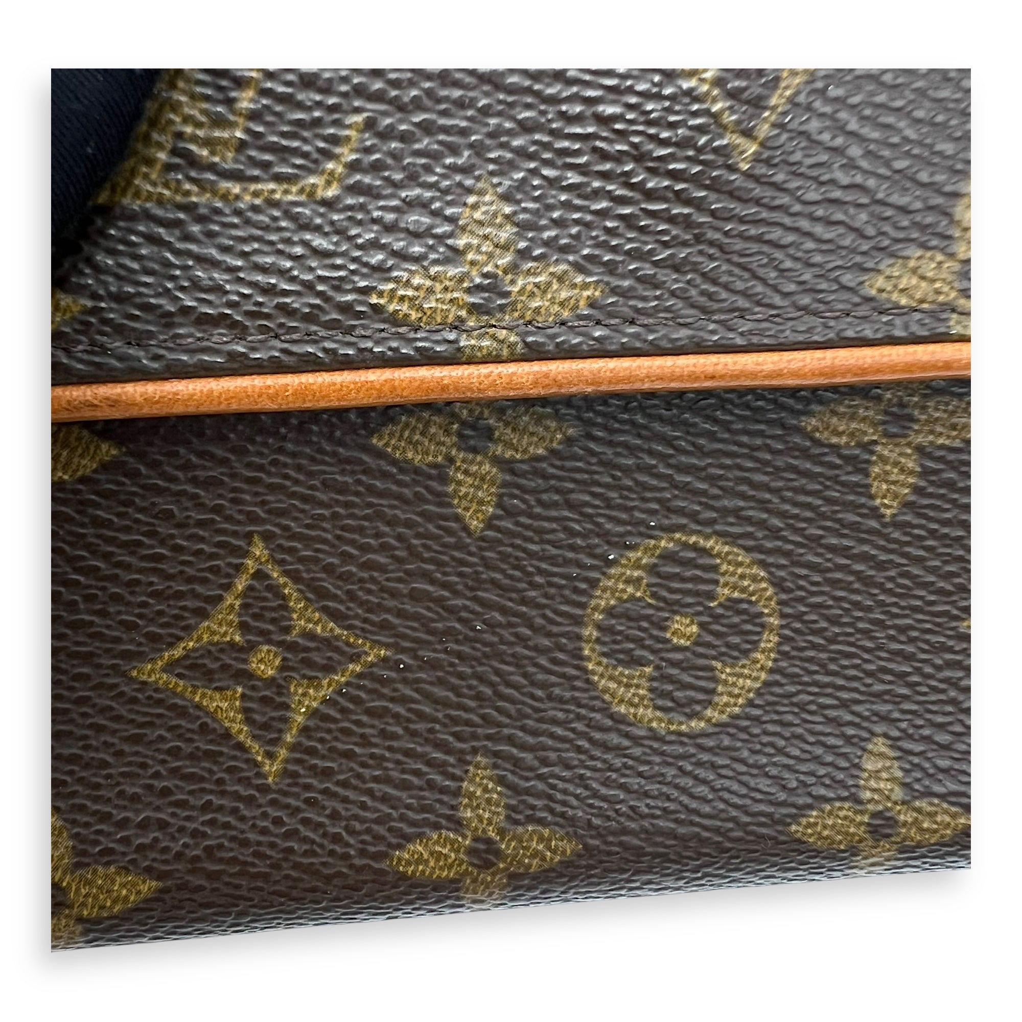 Florentine Belt Bag Brown in Monogram Coated Canvas, Gold hardware - Image 8