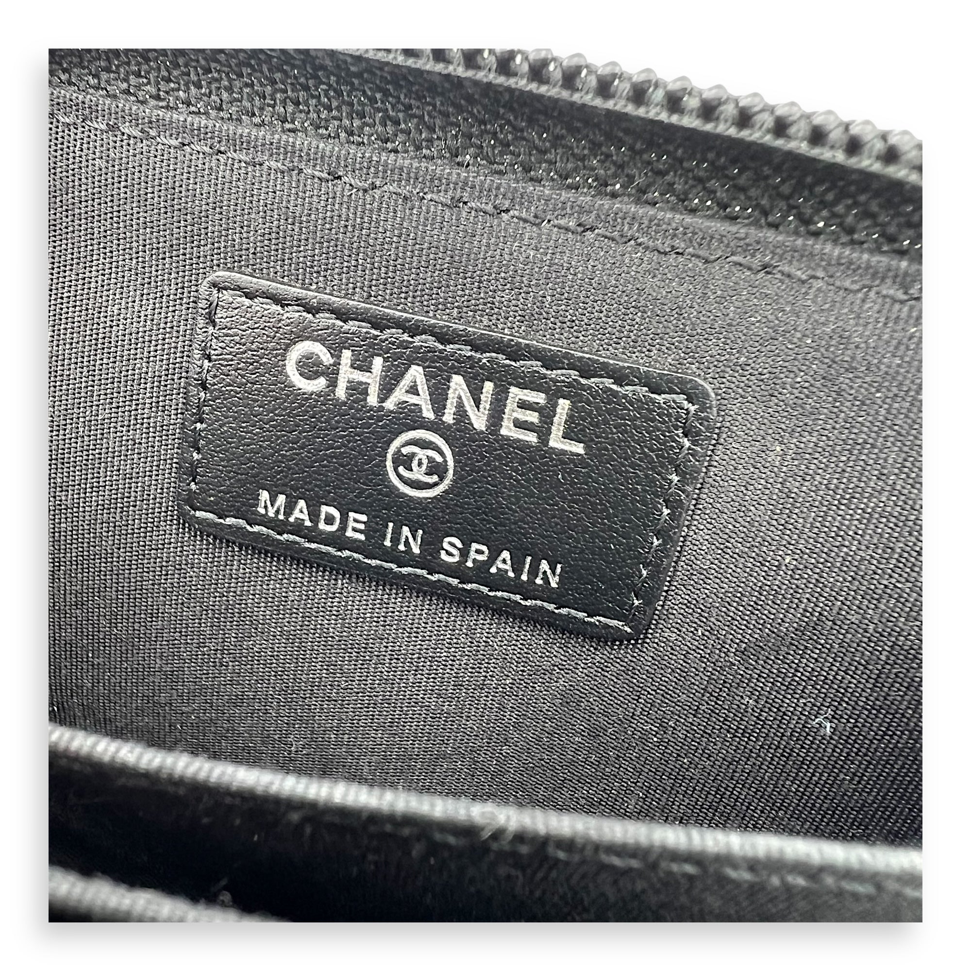 Boy Black Wallet in Caviar Leather, Ruthenium hardware - Image 8