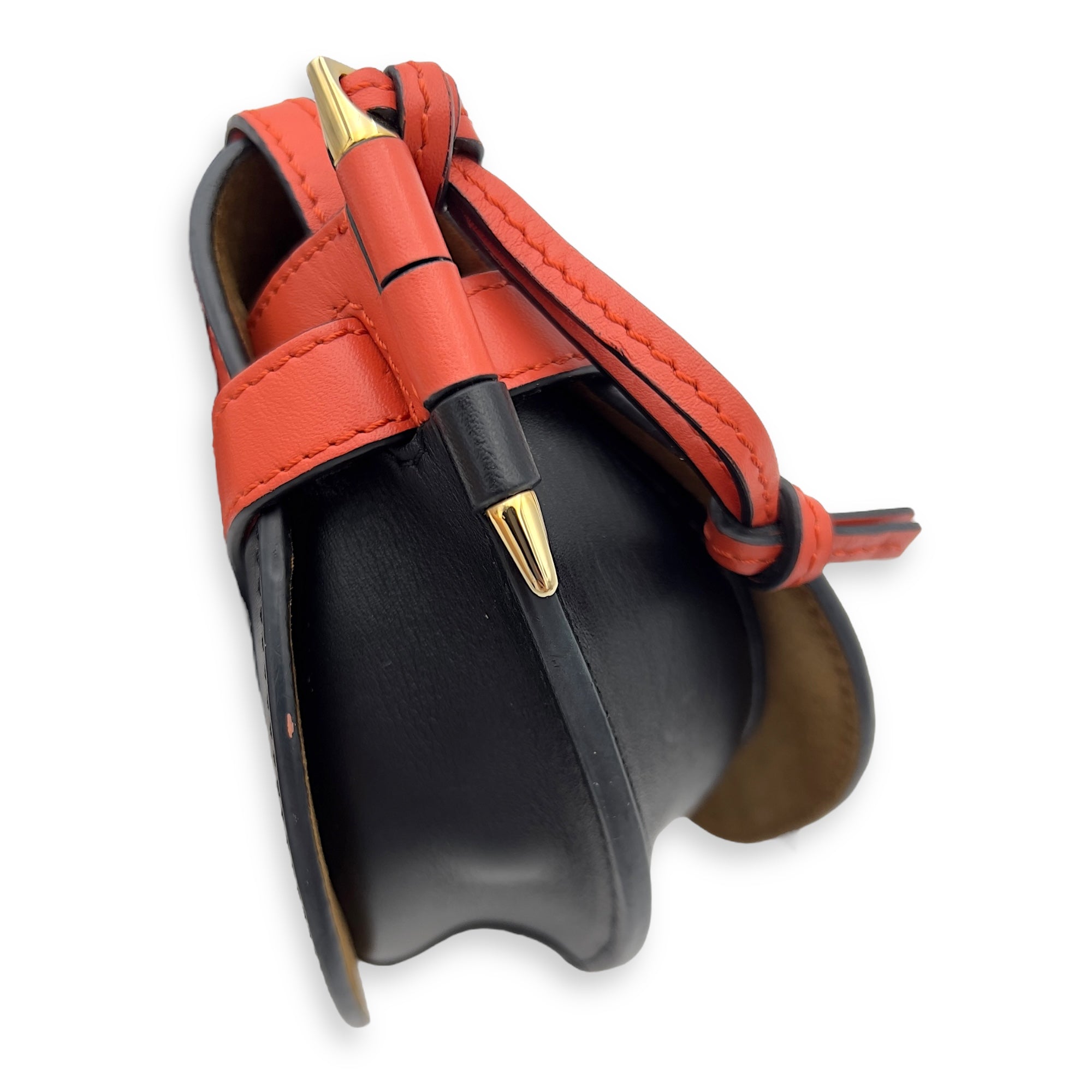 Gate Mini Multi-colour Crossbody Bag in Calfskin, Gold hardware - Image 7