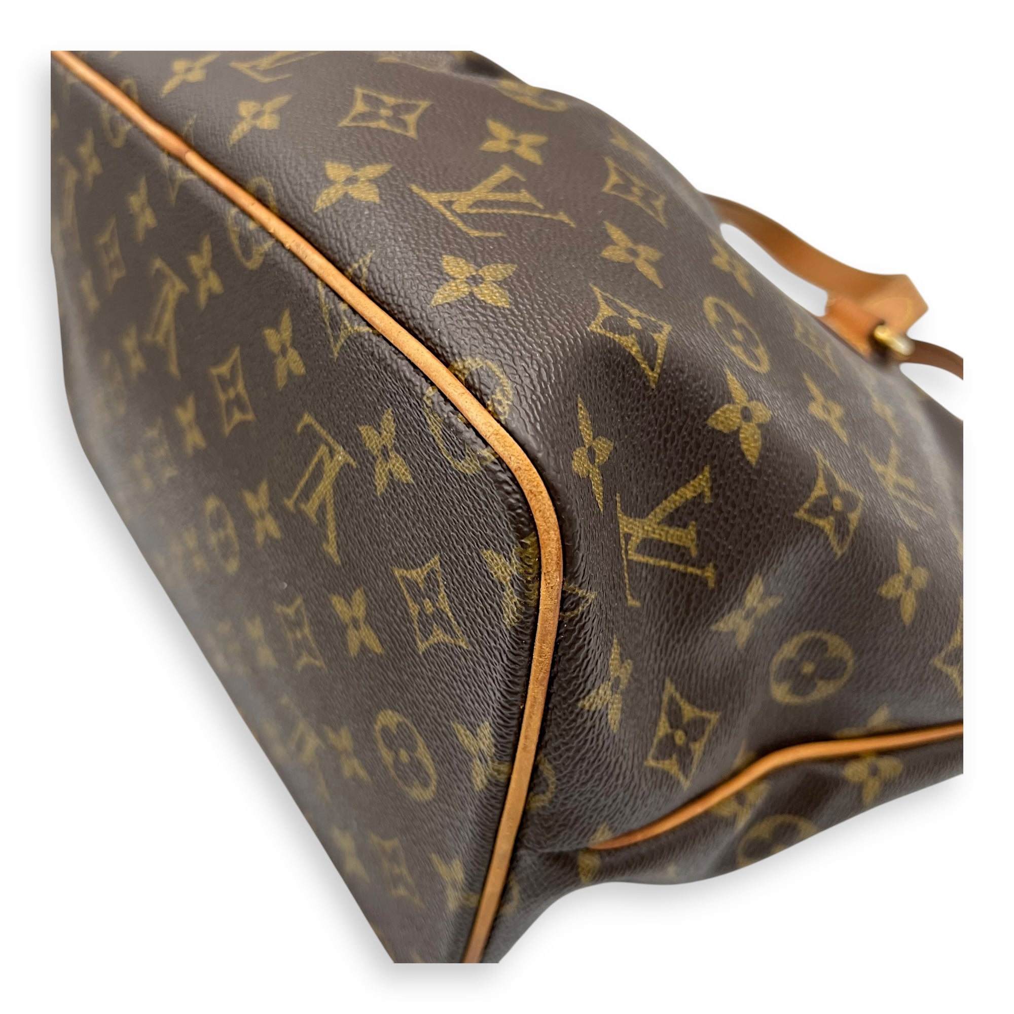 Palermo Top Handle Bag Brown in Monogram Coated Canvas, Gold hardware - Image 10