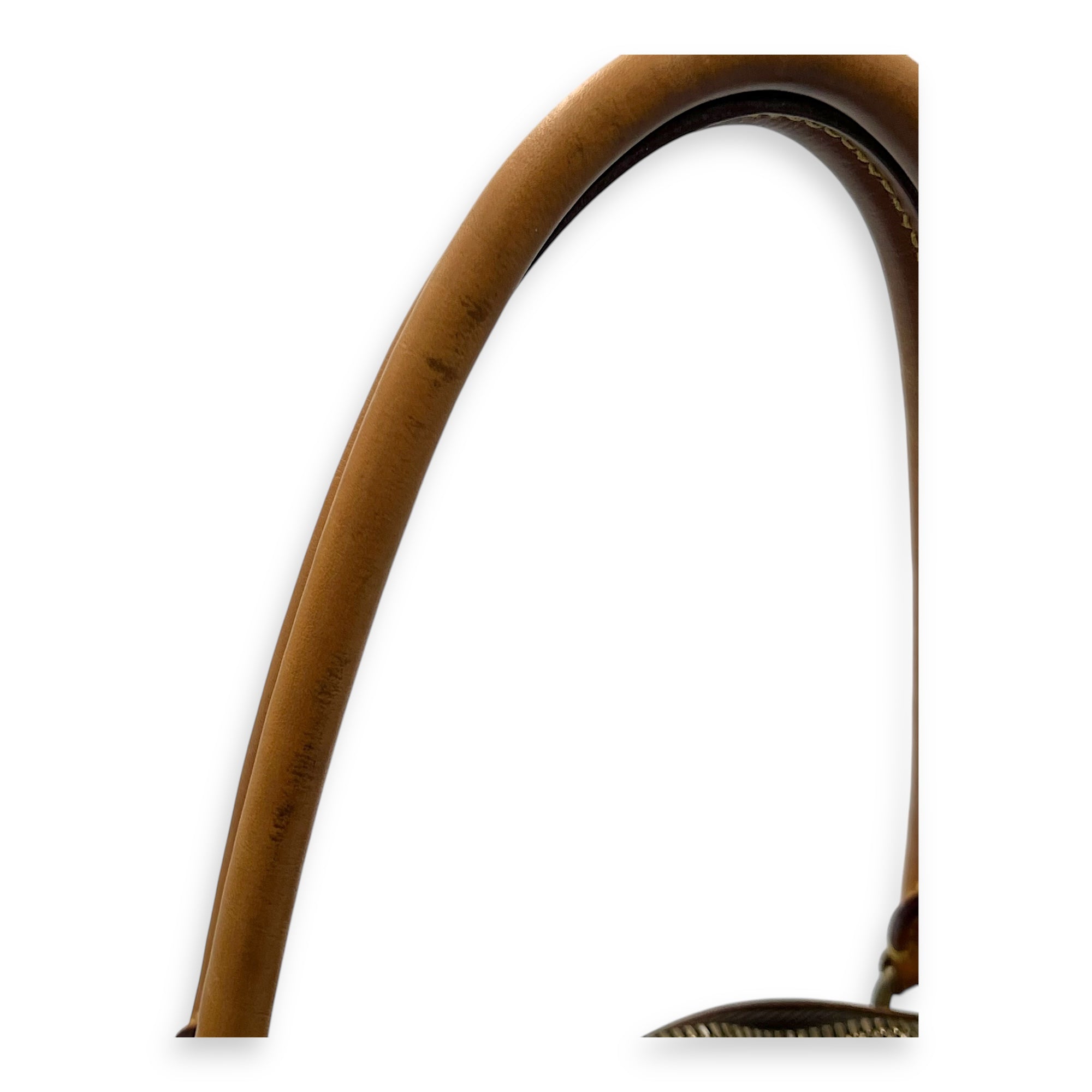 Lockit Brown Top Handle Bag in Monogram Coated Canvas, Gold hardware - Image 10