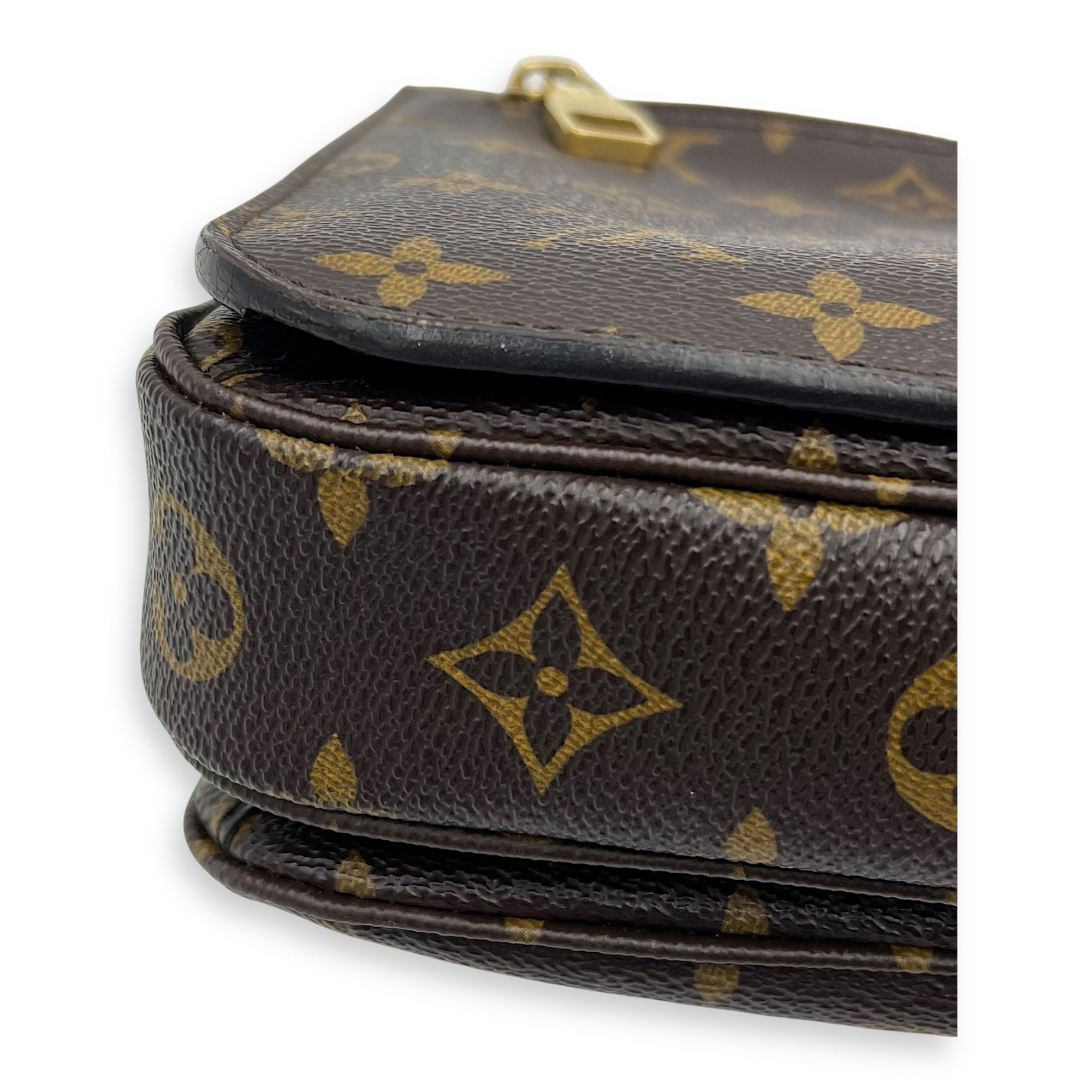 Metis Crossbody Bag Brown in Monogram Coated Canvas, Gold hardware - Image 7