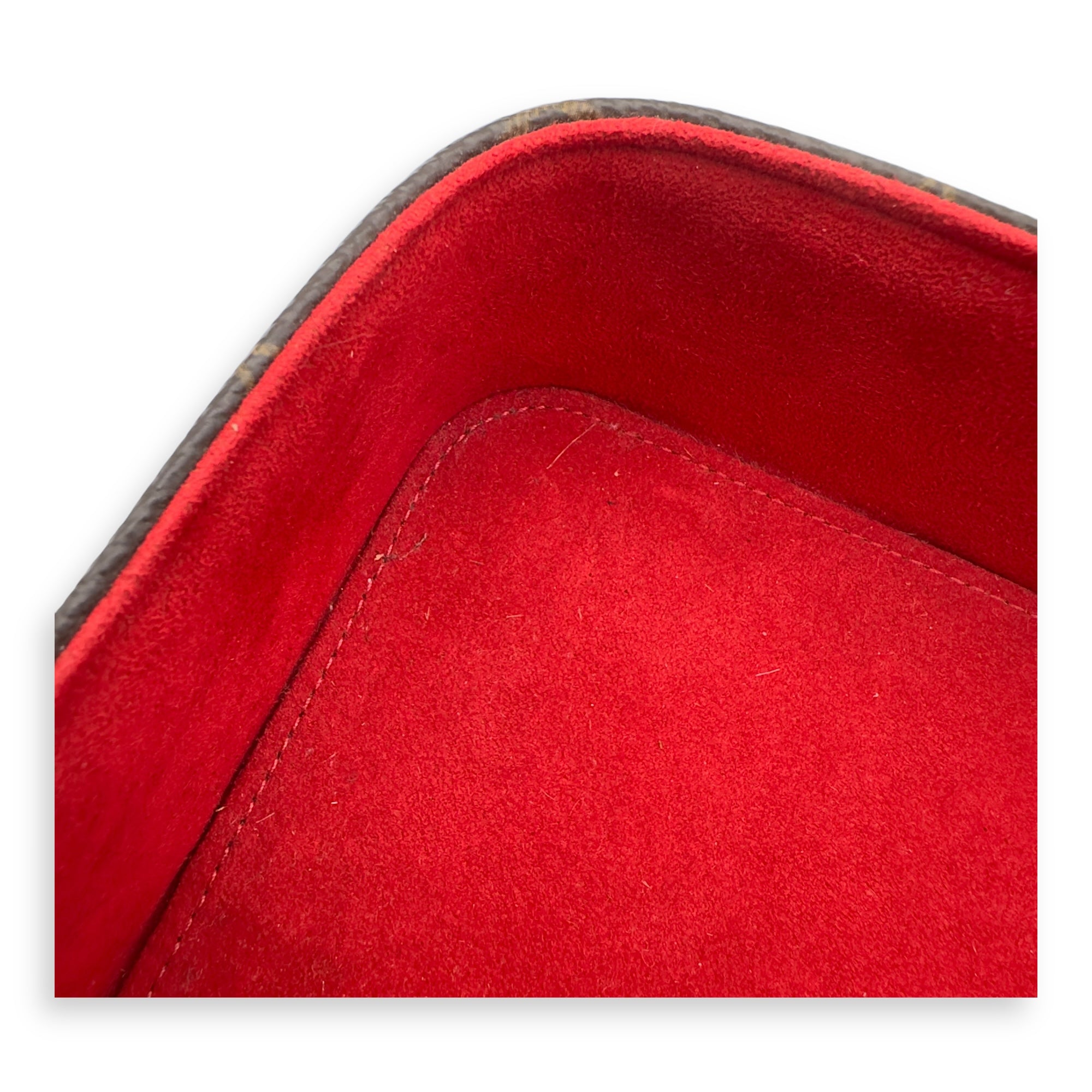 LV Brown Box in Monogram Coated Canvas - Image 7