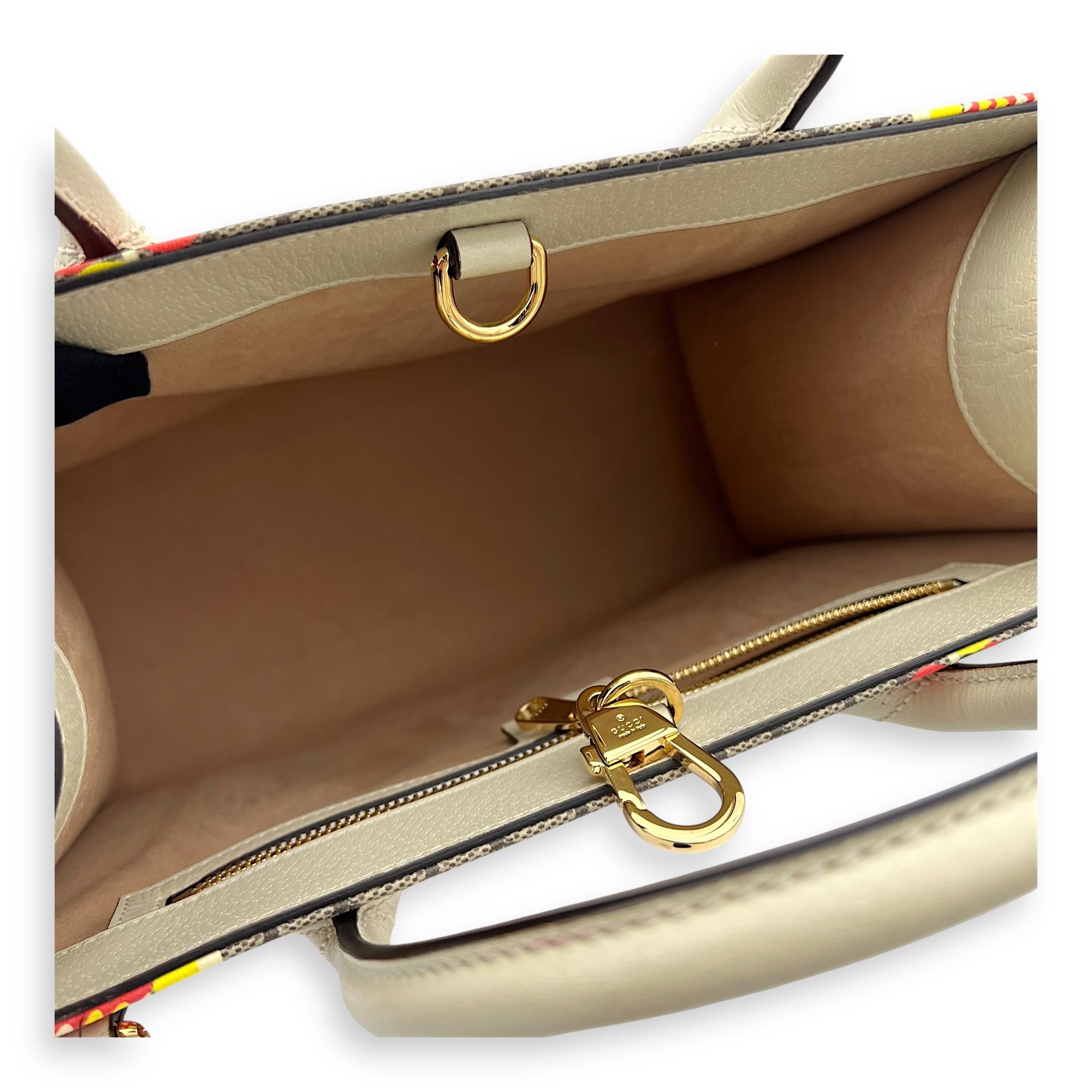 GG Supreme Tote Bag Brown in Coated Canvas, Gold hardware - Image 13