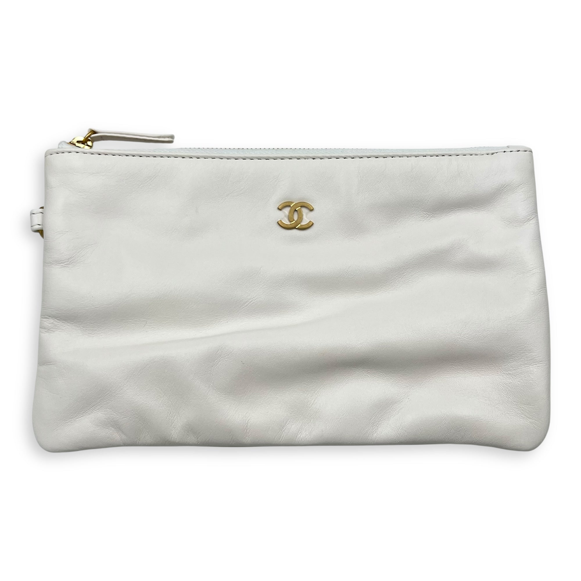 22 Tote White Tote Bag in Calfskin, Mixed hardware - Image 13