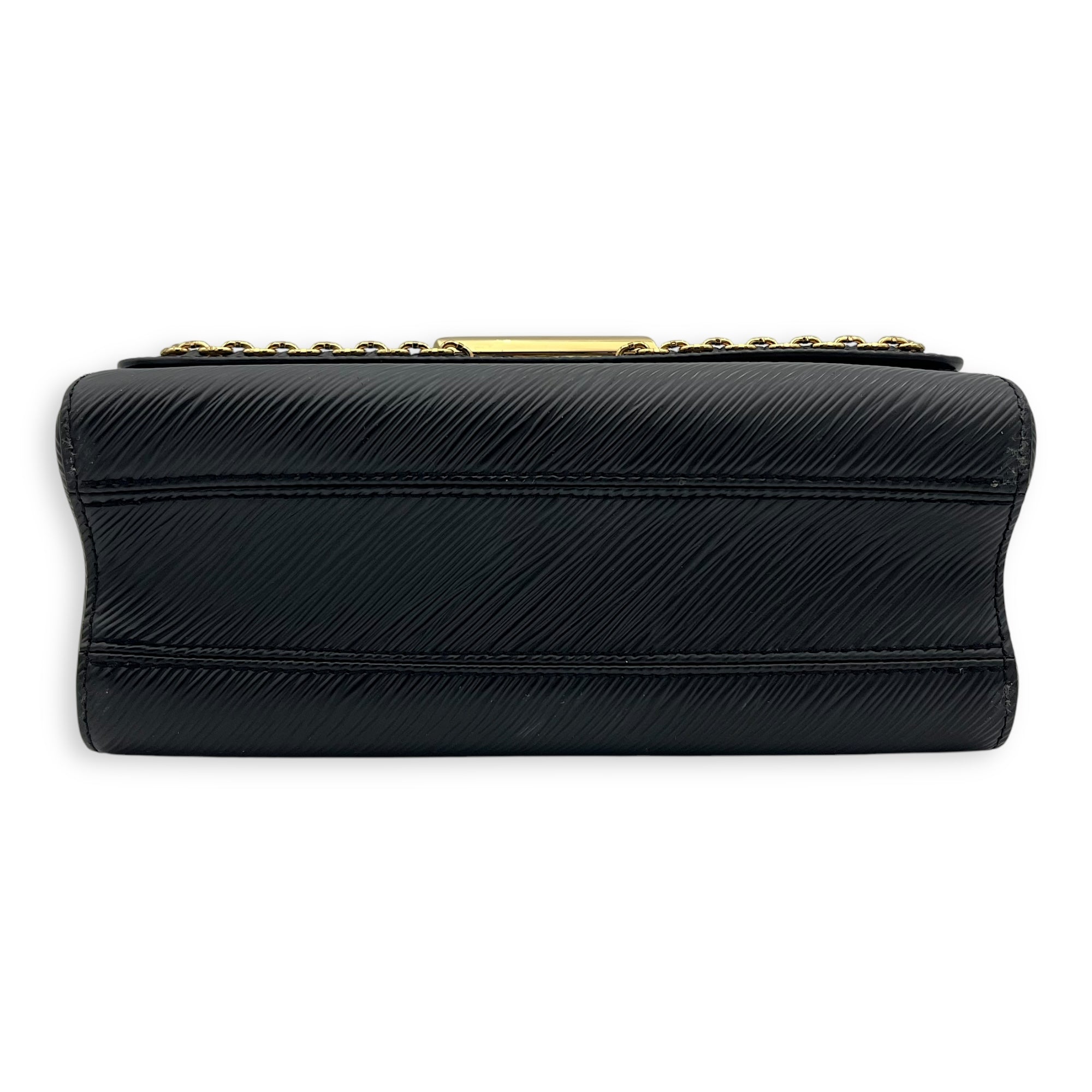 Twist Crossbody Bag MM Black in Epi Leather, Gold hardware - Image 6