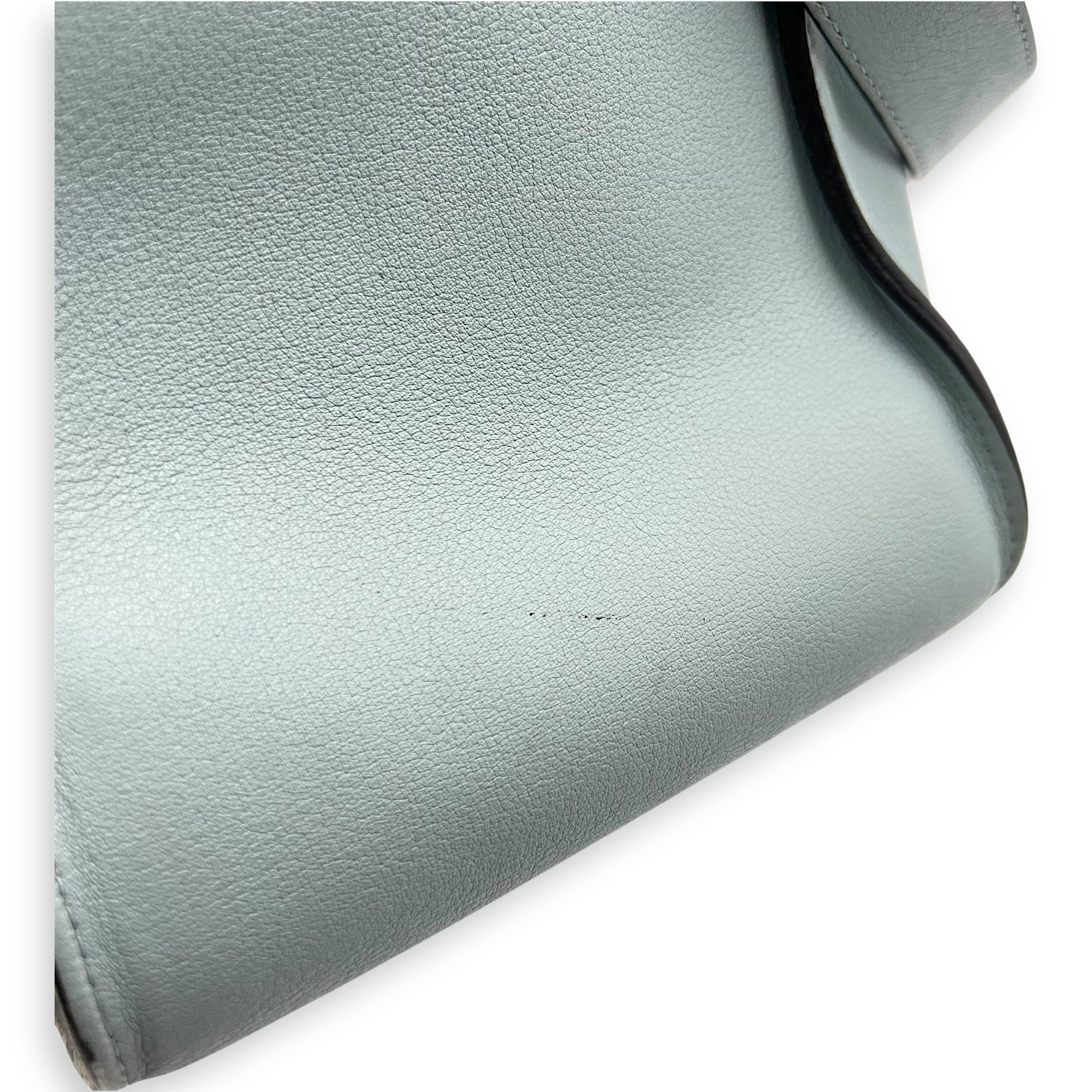 Hammock Medium Blue Top Handle Bag in Calfskin, Silver hardware - Image 16