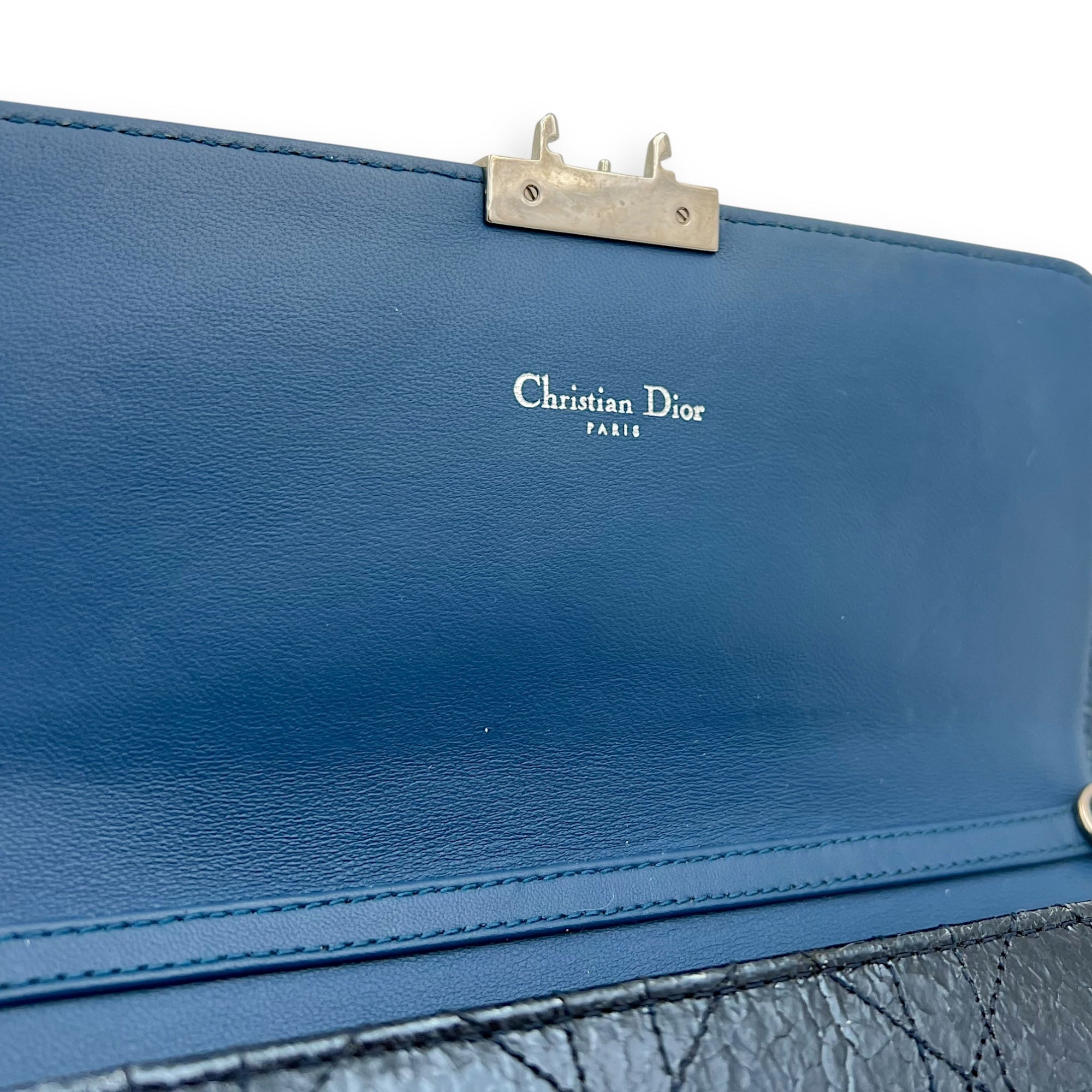 Miss Dior Wallet On Chain Multi-colour in Calfskin, Silver hardware - Image 17