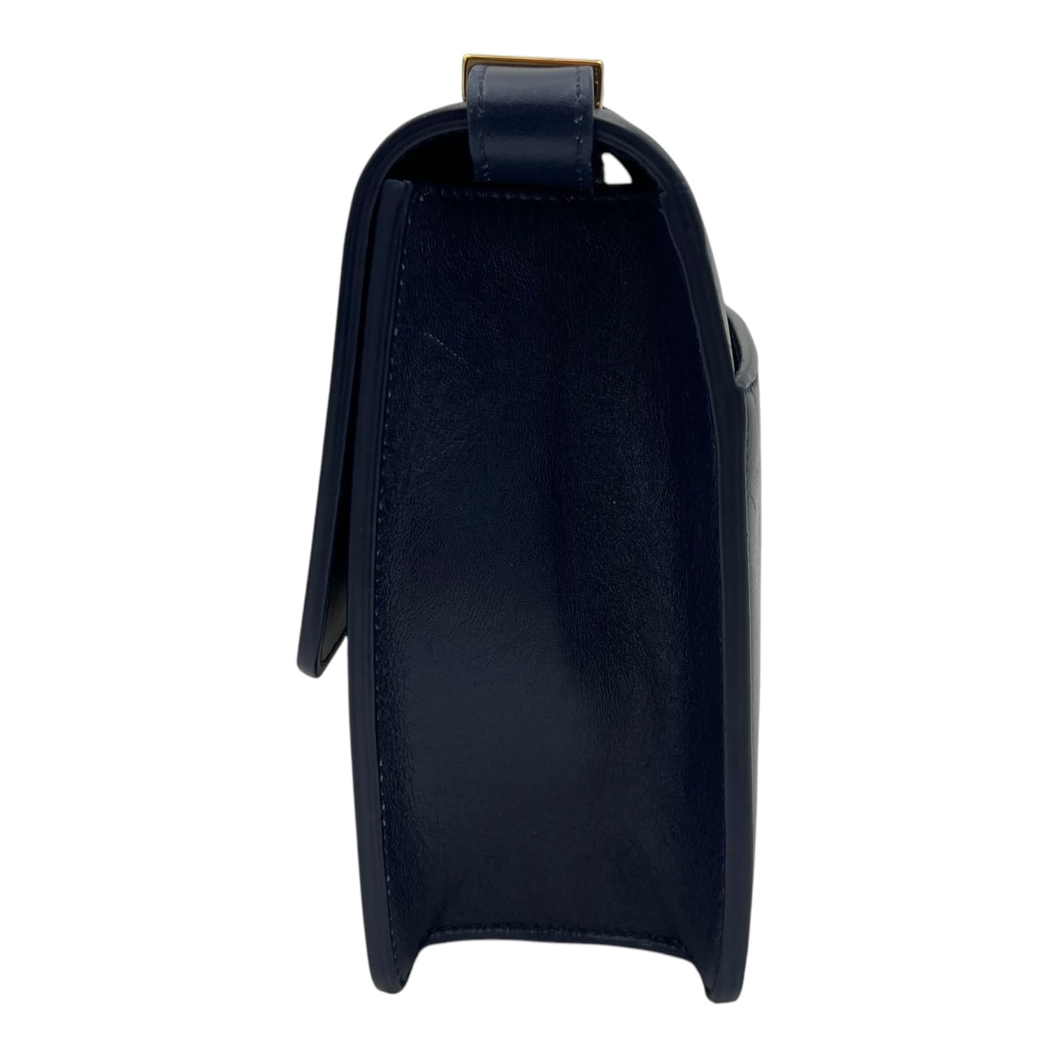 30 Montaigne Shoulder Bag Blue in Calfskin, Gold hardware - Image 4