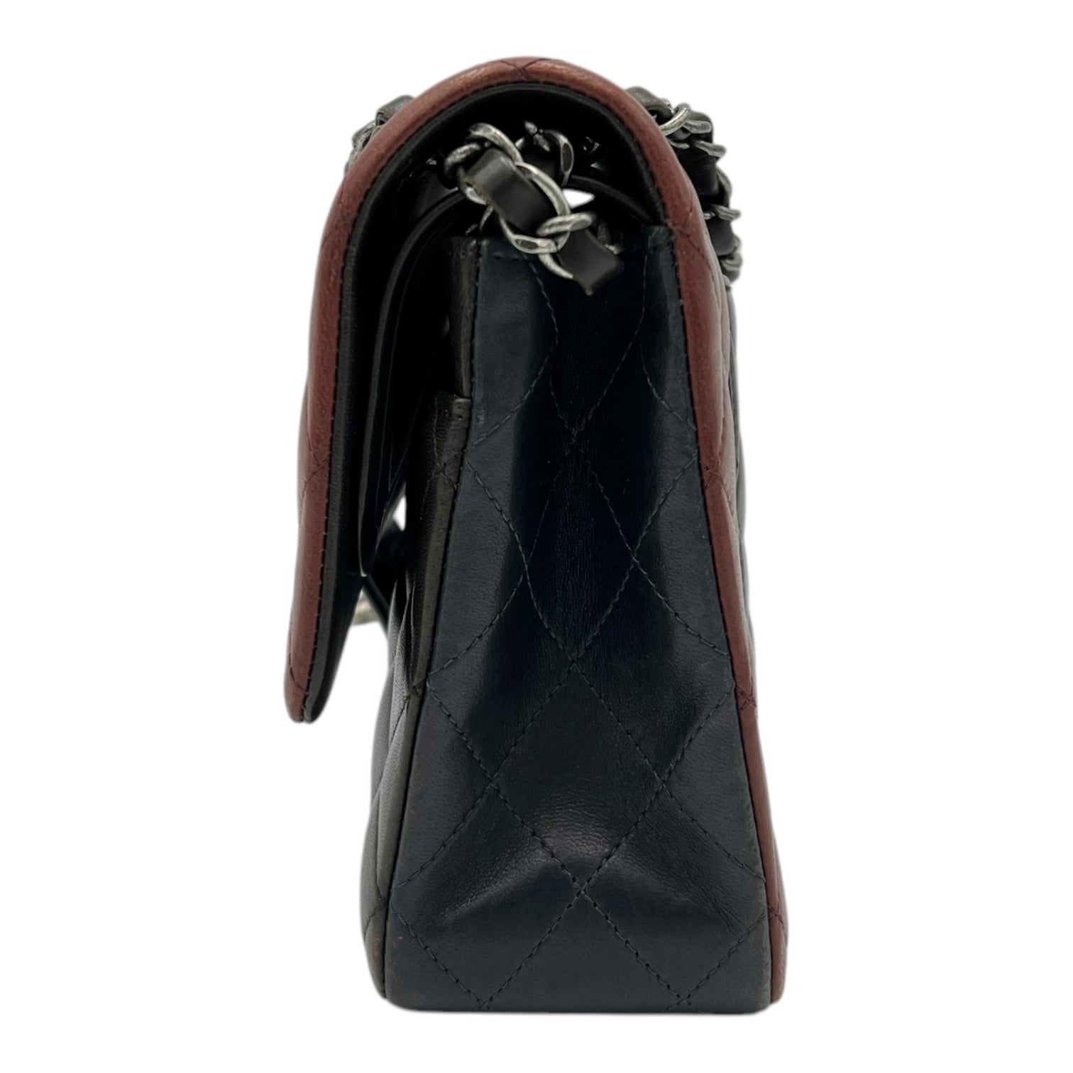 Classic Shoulder Bag Medium Multi-colour in Lambskin, Ruthenium hardware - Image 5