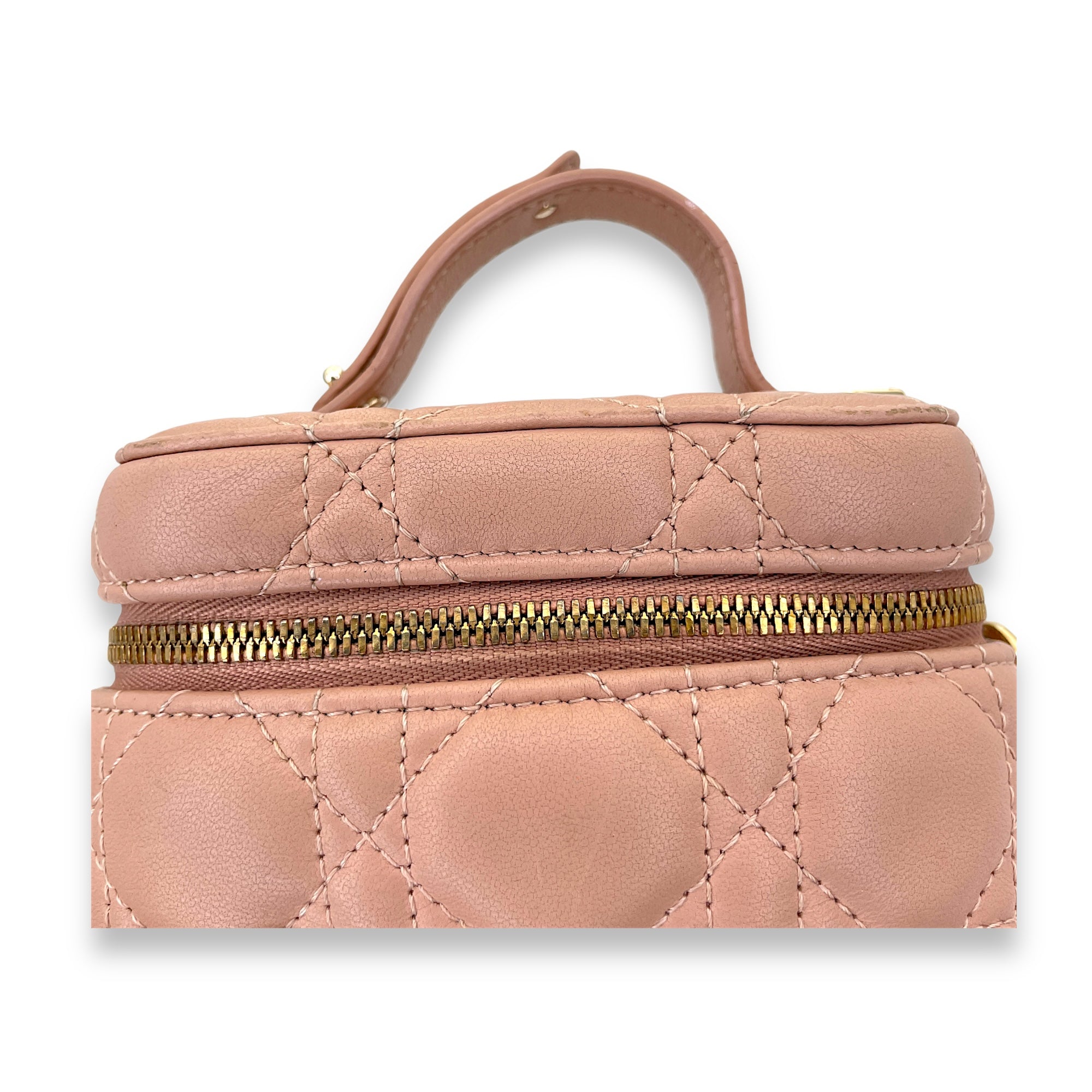 LADY DIOR Micro Vanity bag in Lambskin, Gold Hardware - Image 8