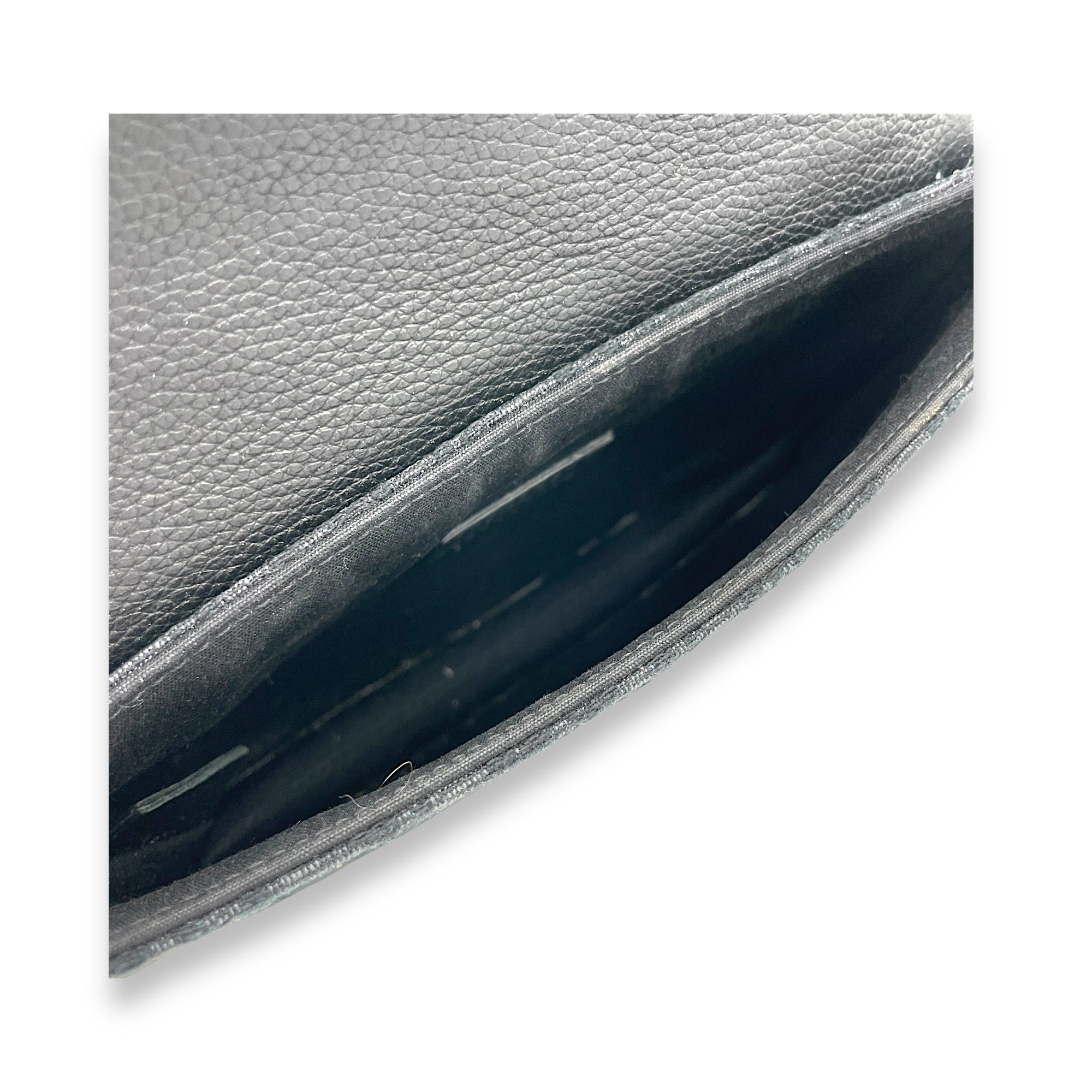 Saddle Black Crossbody Bag in Jacquard, Silver hardware - Image 12